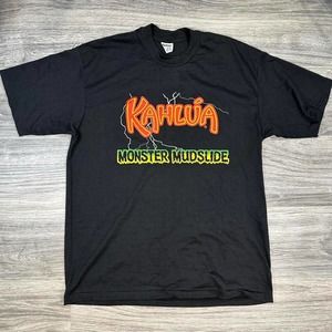 1980s Vintage Alcohol Misprint Tee "Kahlua Monster Mudslide" Deadstock Size XL